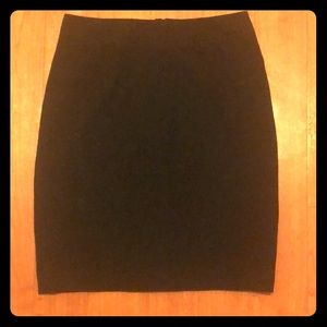 Black pencil skirt